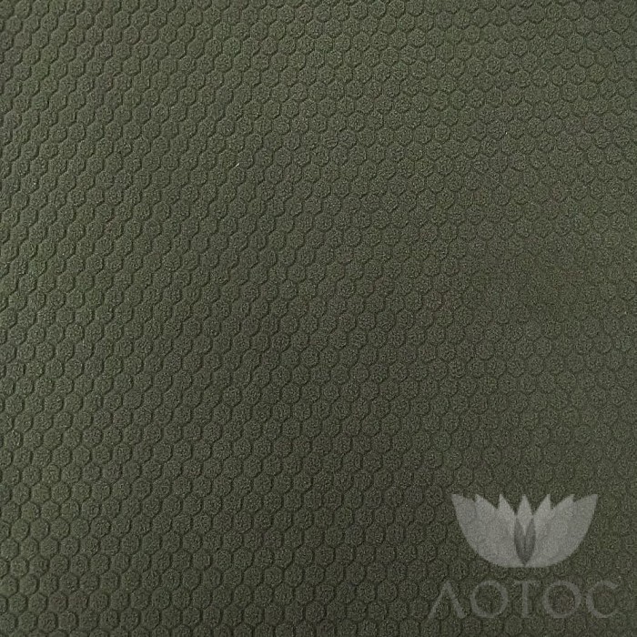 Флис с перфорацией соты, цвет хаки