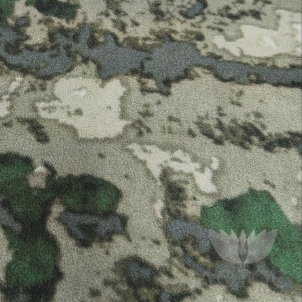Флис камуфляж 280 г/м2 мох - 1