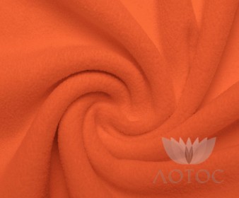 Флис 300 г/м2, цвет оранжевый
