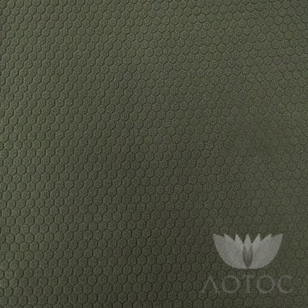 Флис с перфорацией соты, цвет хаки - 1