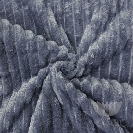 Экстра софт жаккард серо-синий - 1