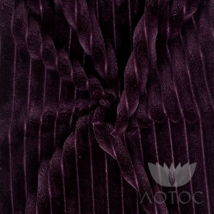 Экстра софт жаккард темно-сливовый - 1