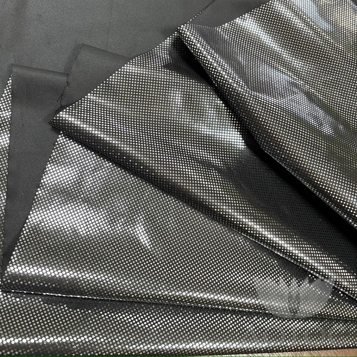 Дюспо 210Т фольгированный подкладочный, черный